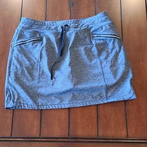 Tangerine charcoal Colored Skort